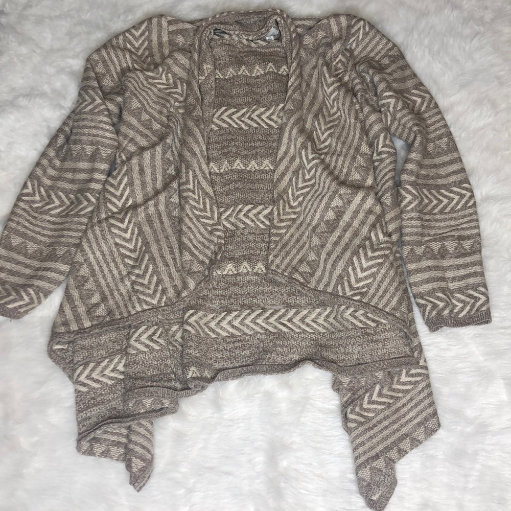 Lucky brand tribal print cardigan